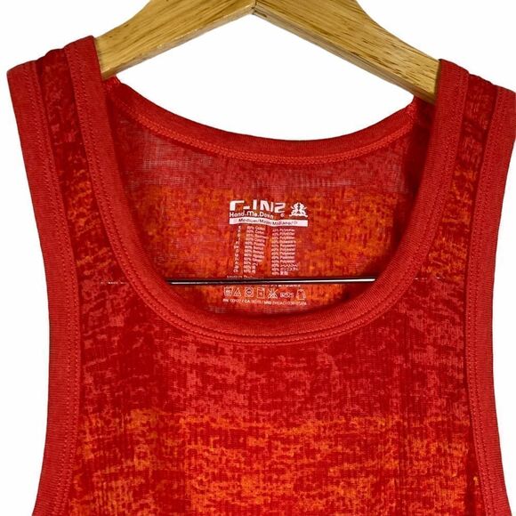 Hand Me Down Orange and Red Workout Tank Top - Picture 12 of 14